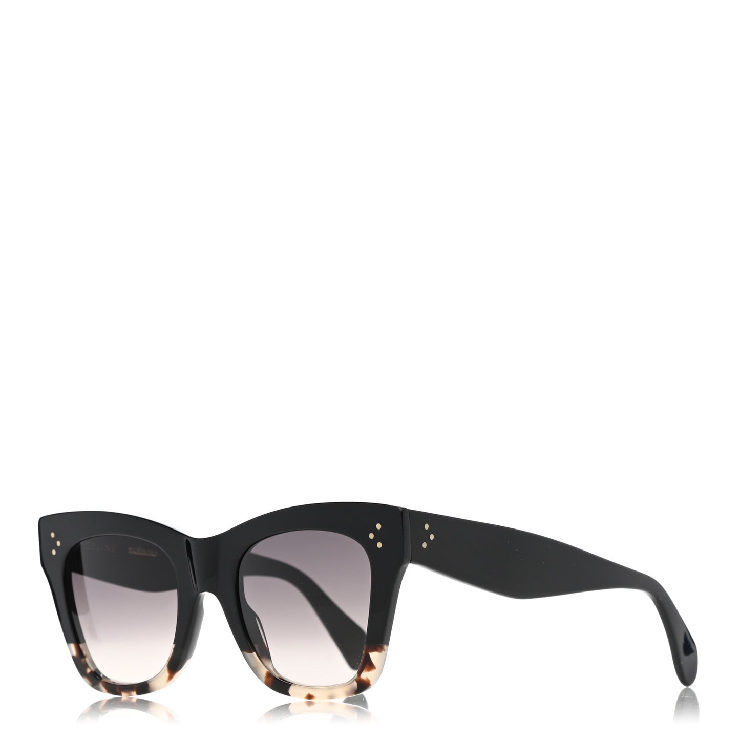 Acetate Cat Eye Sunglasses CL40004I Havana Black