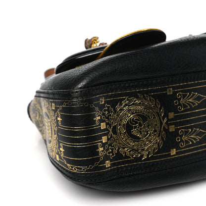 Fendi Calfskin Embellished B Bag Black 7 of 12