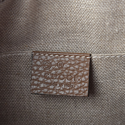 Gucci Monogram Mini Bree Messenger Bag Beige Tabacco 6 of 9