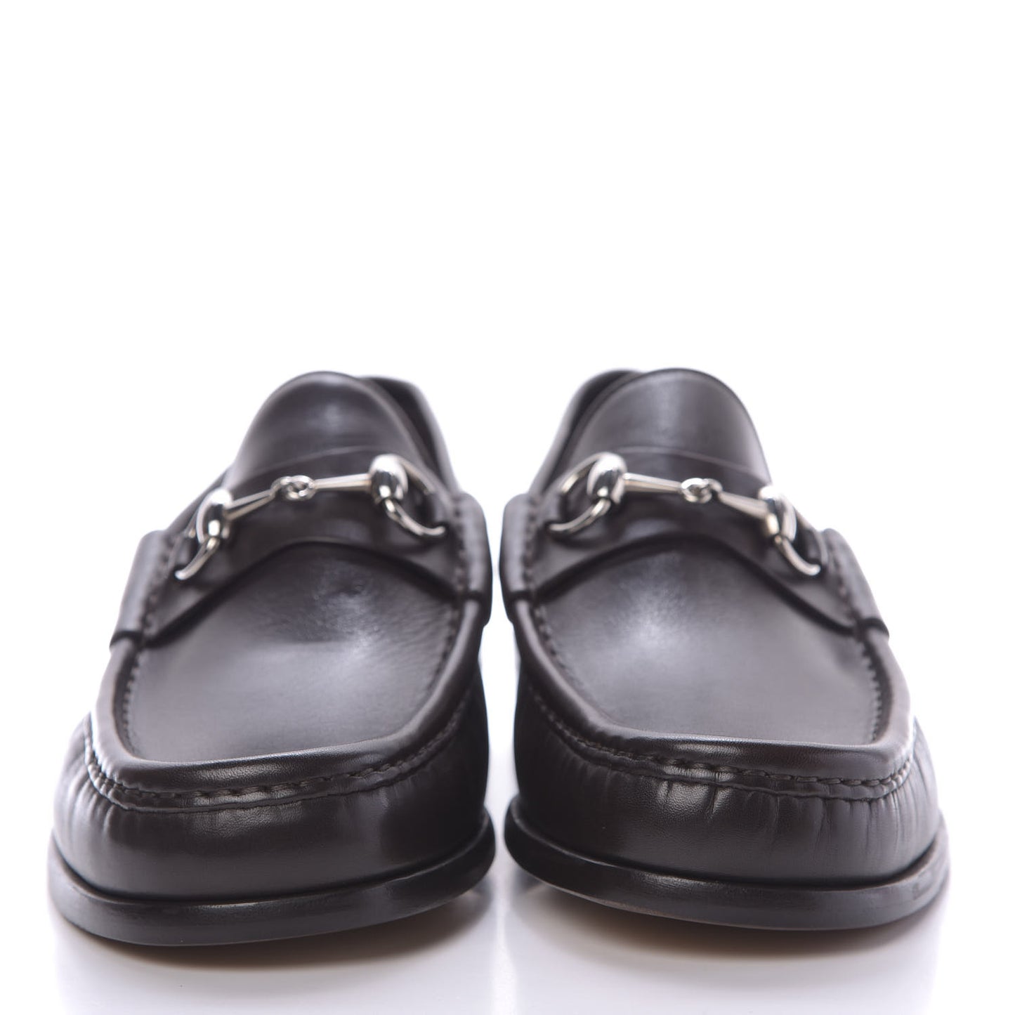 Calfskin Mens 1953 Horsebit Loafers 8 Marrone