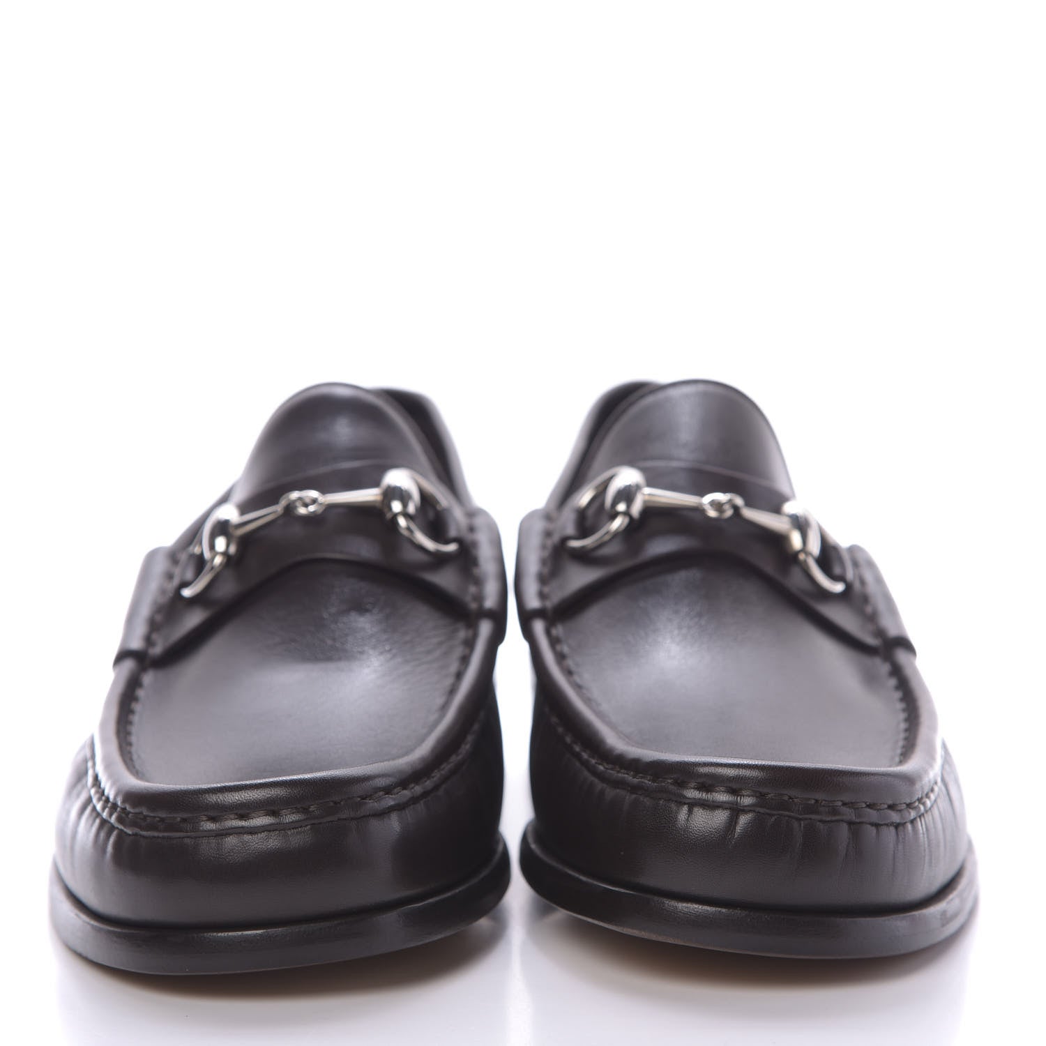 Gucci Calfskin Mens 1953 Horsebit Loafers 8 Marrone 2 of 11