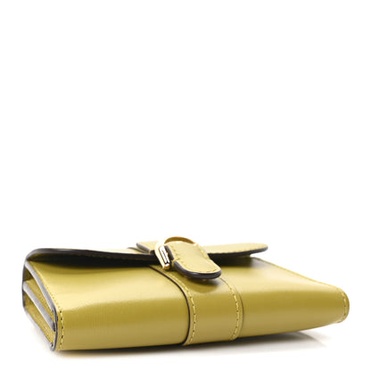 Delvaux Box Calfskin Brillant Card Holder Kiwi 4 of 10