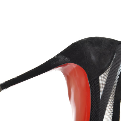 Christian Louboutin Veau Velours Rete Galativi 85 Pumps 38 Black 11 of 15