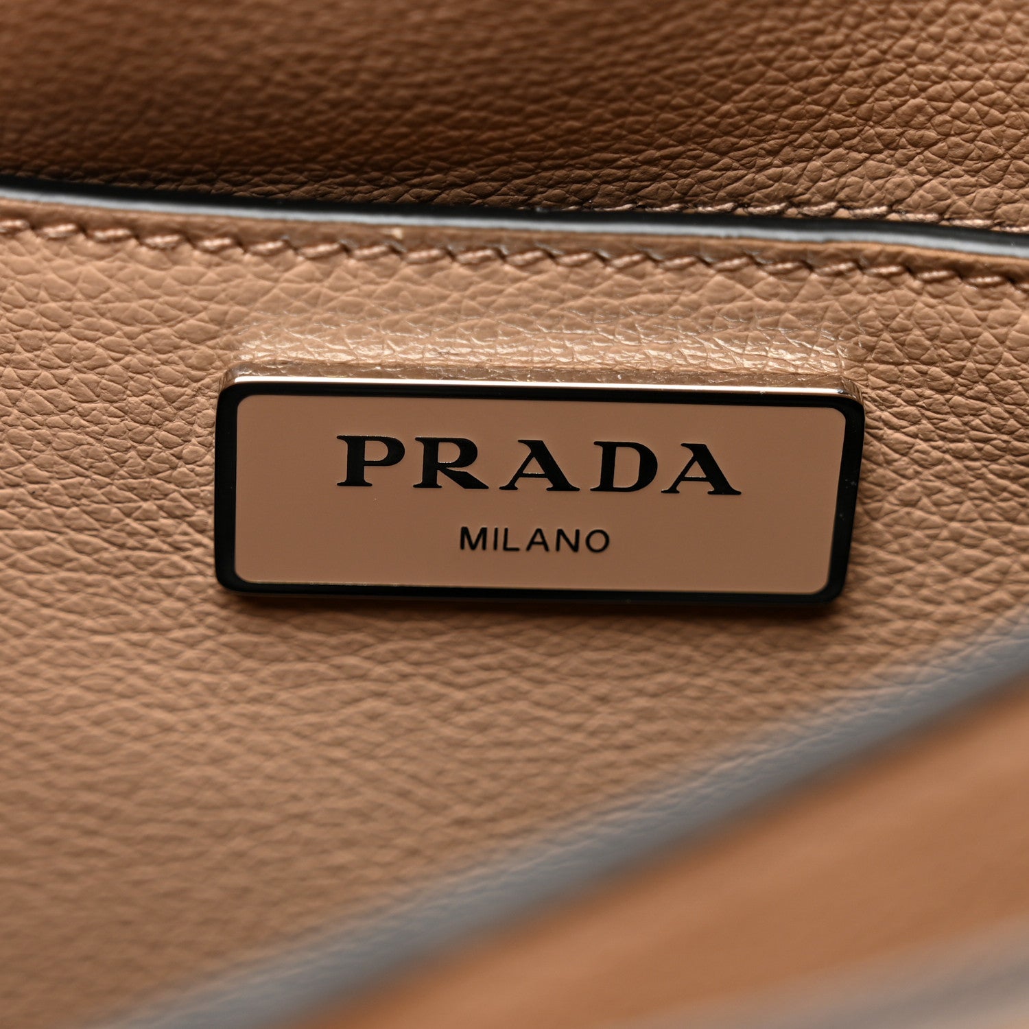 Prada Glace Calf Shoulder Bag Cammeo 6 of 8