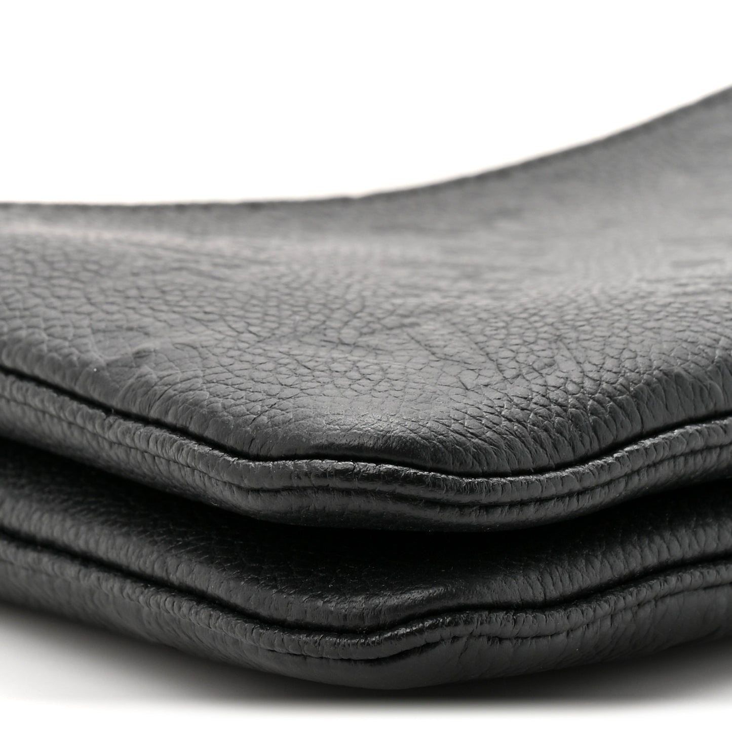 Empreinte Double Zip Pochette Black