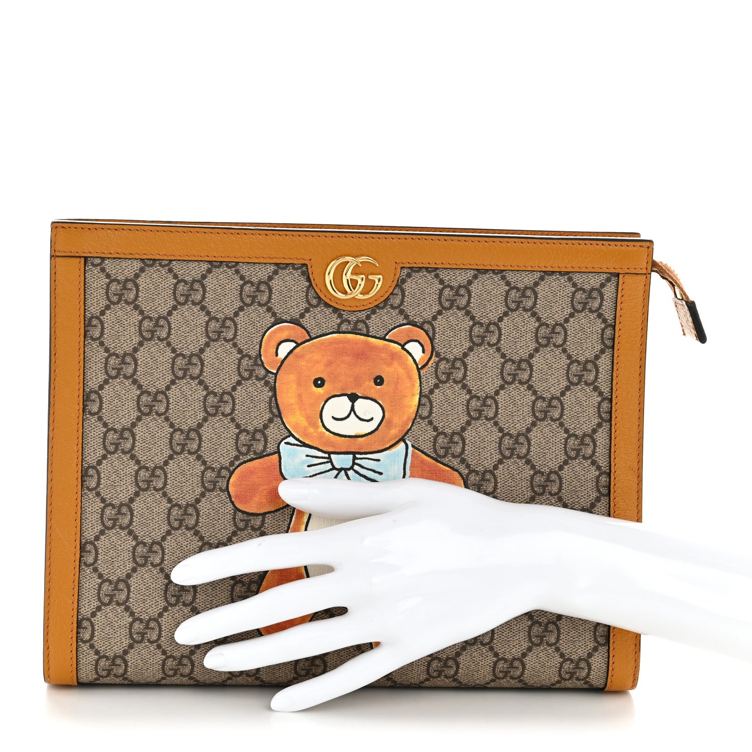 m*u様 GUCCI カバン　ケース Gucci X KAI GG Supreme Monogram Toiletry Case Beige Vintage Sun