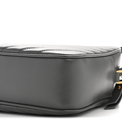 Saint Laurent Calfskin Matelasse Monogram Lou Camera Bag Storm 10 of 10