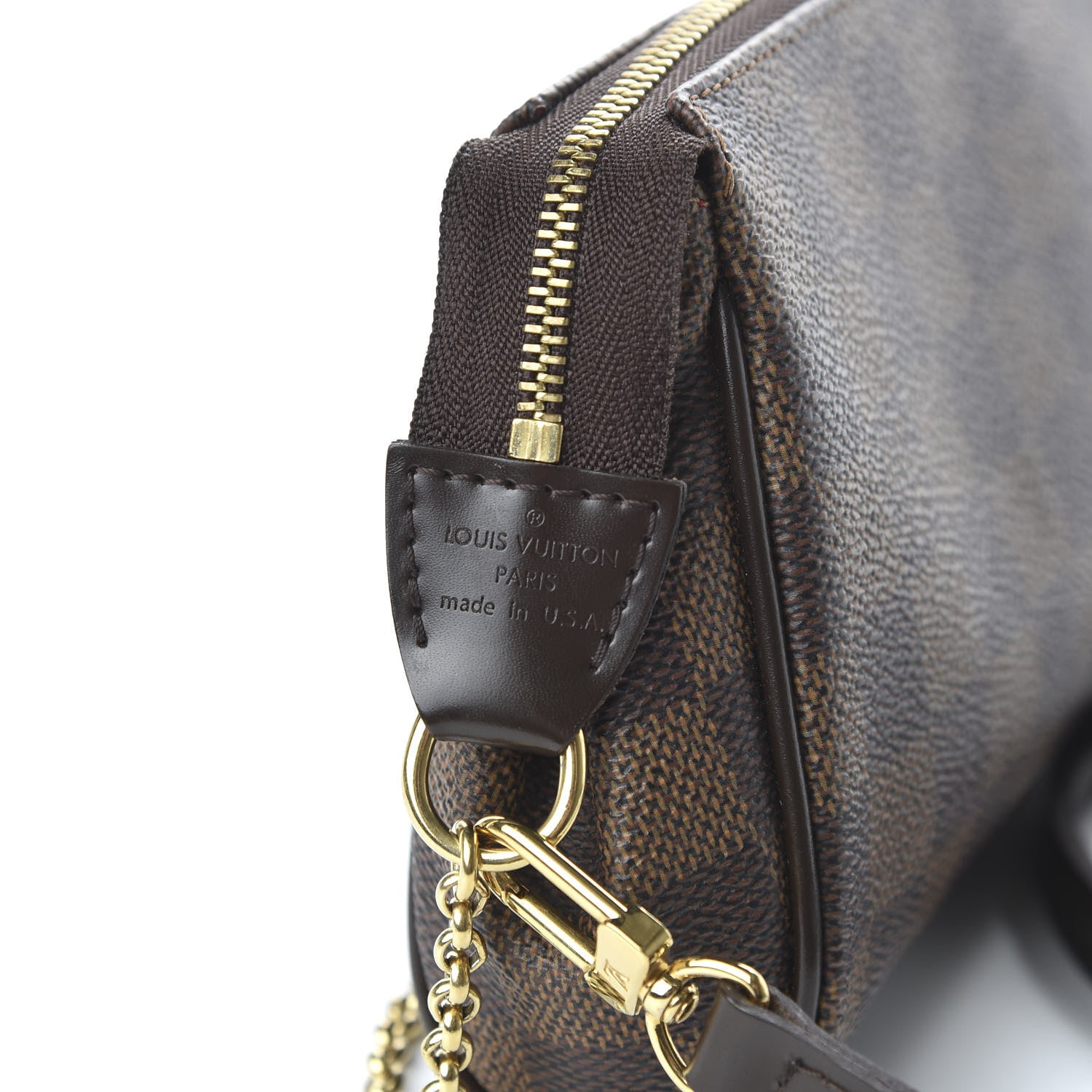 Louis Vuitton Damier Ebene Eva Clutch 8 of 11