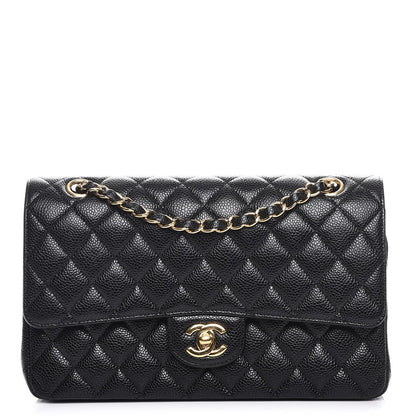 Chanel Caviar Quilted Medium Double Flap Black 1 of 9