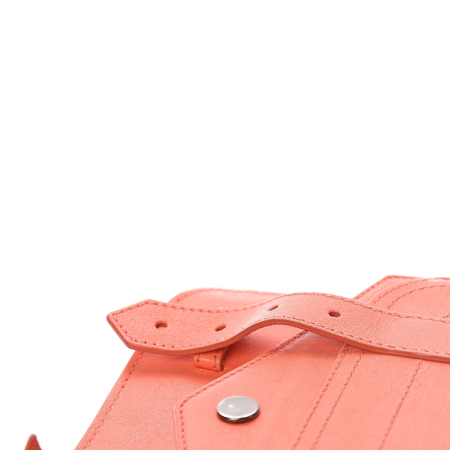 Proenza Schouler Lambskin PS1 Large Chain Wallet Grapefruit 9 of 14