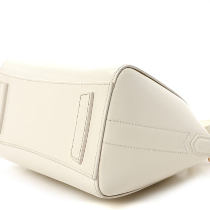 Givenchy Box Calfskin Mini Lock Antigona Shoulder Bag Ivory 10 of 10