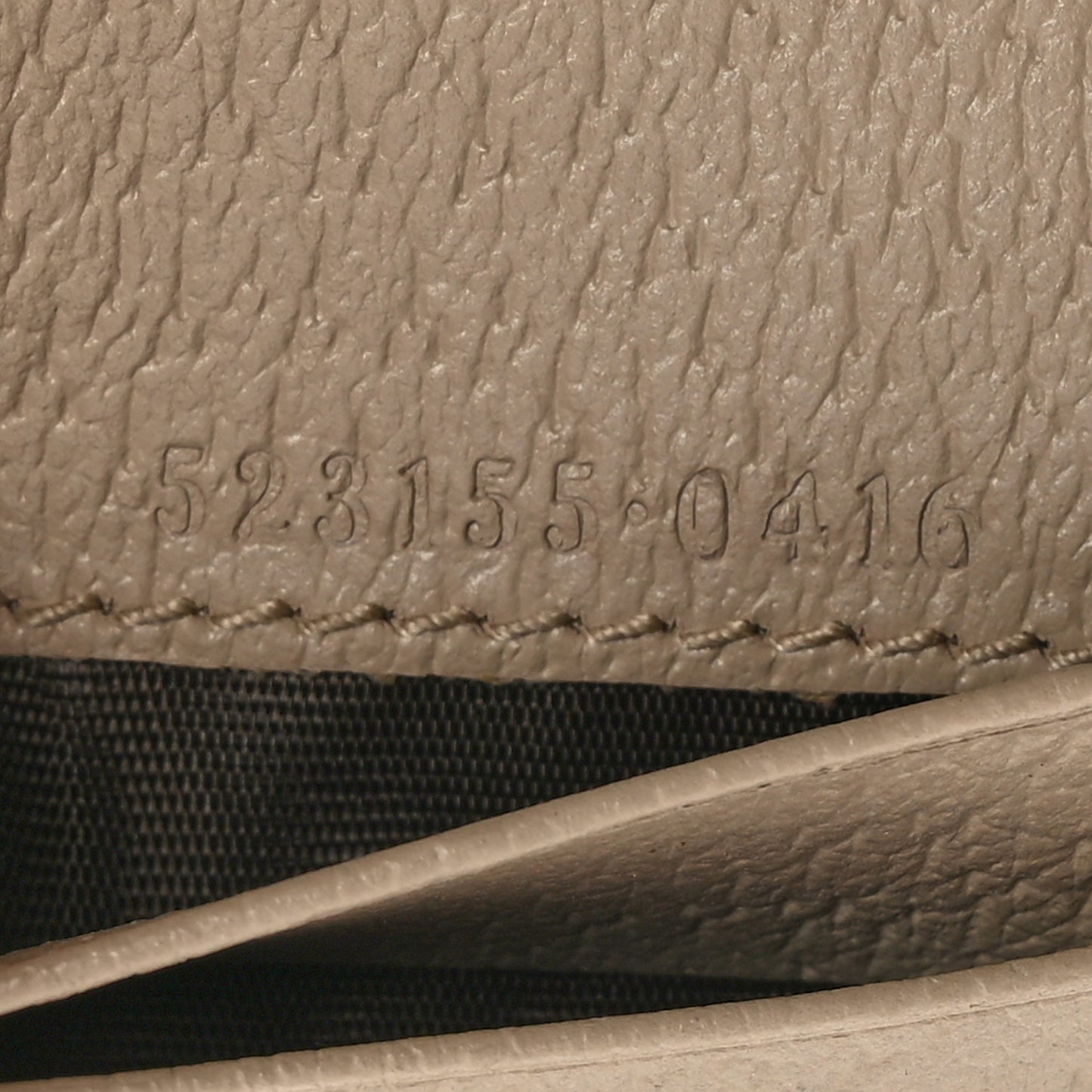 GG Supreme Monogram Textured Dollar Calfskin Web Ophidia Card Case Beige Mystic White Oatmeal