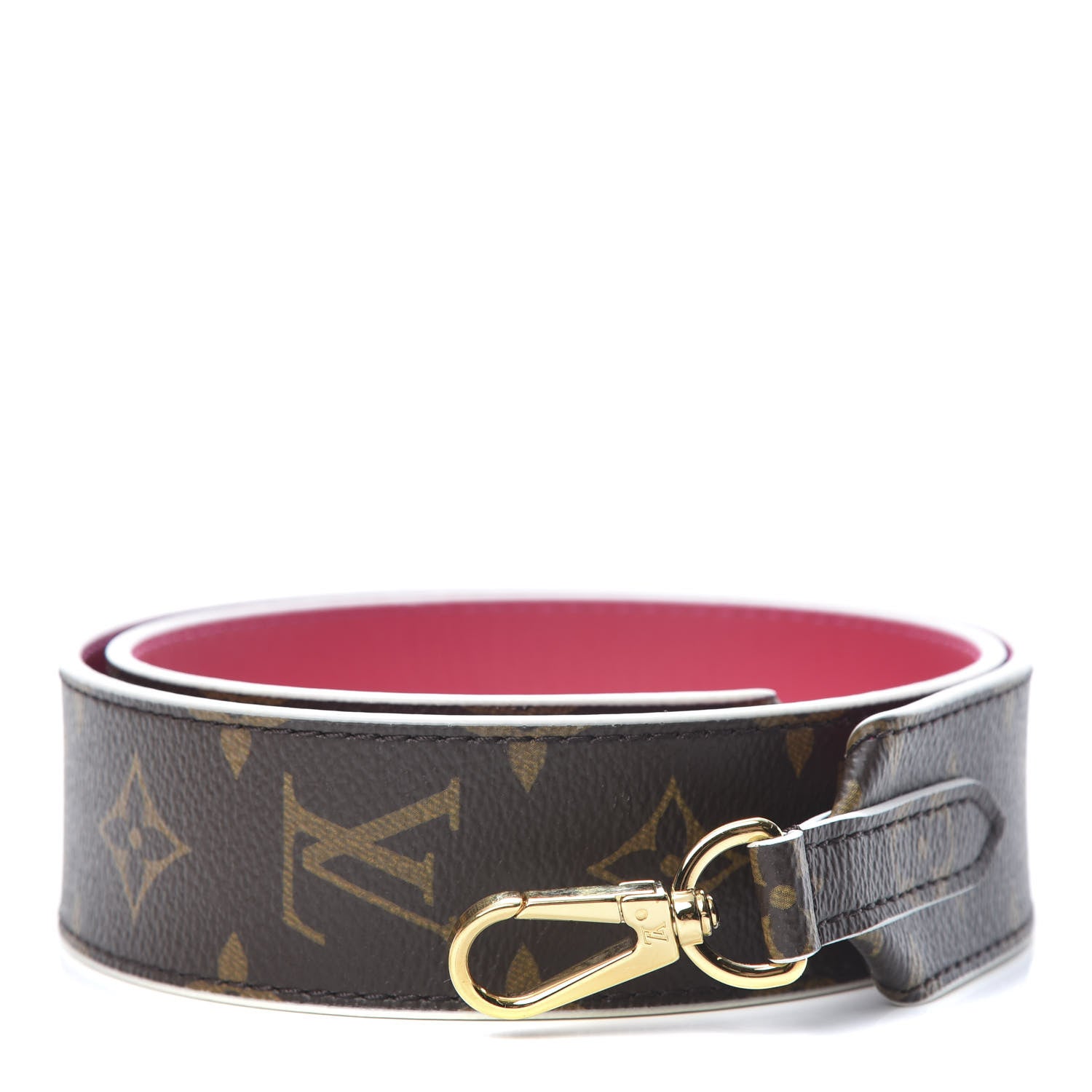 Louis Vuitton Monogram Bandouliere Shoulder Strap Hot Pink 1 of 5