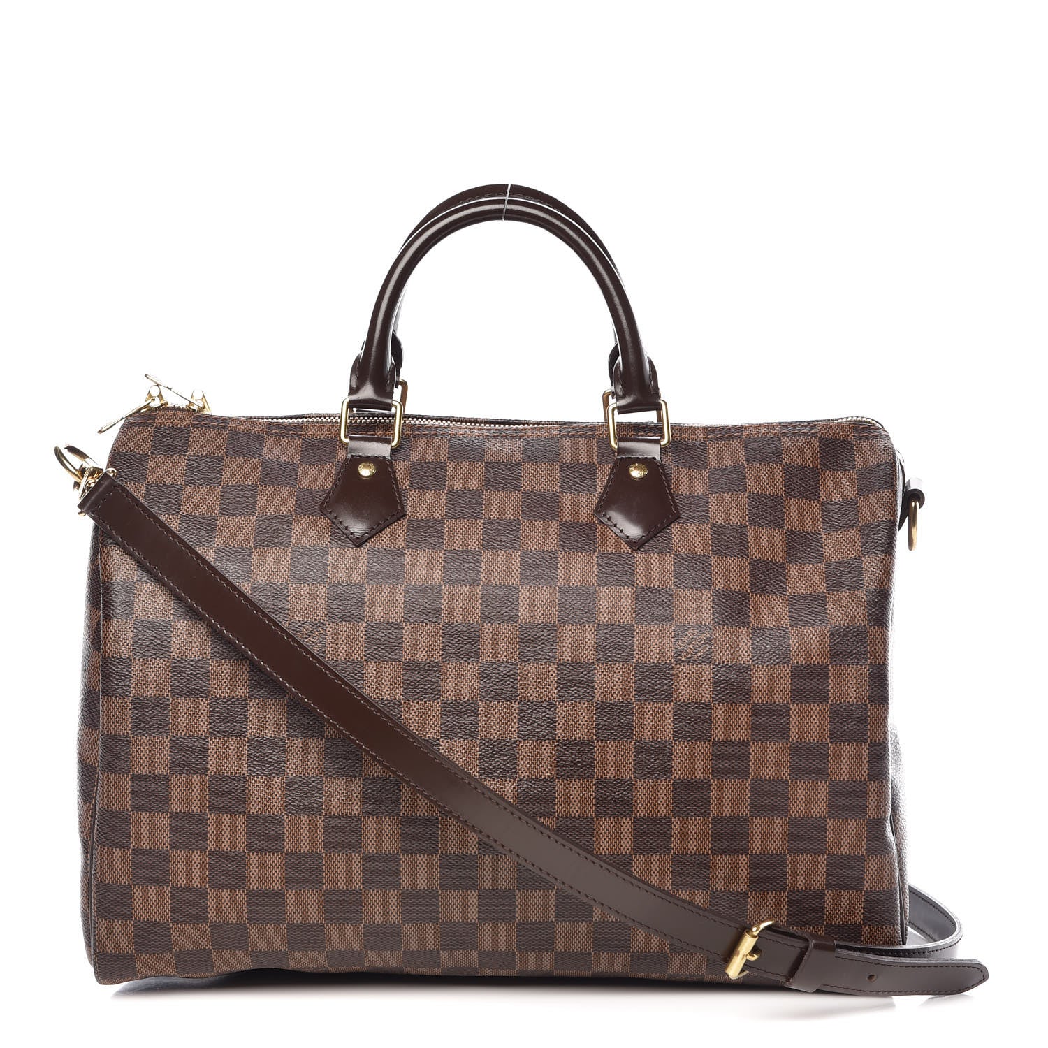 Louis Vuitton Damier Ebene Speedy Bandouliere 35 1 of 12