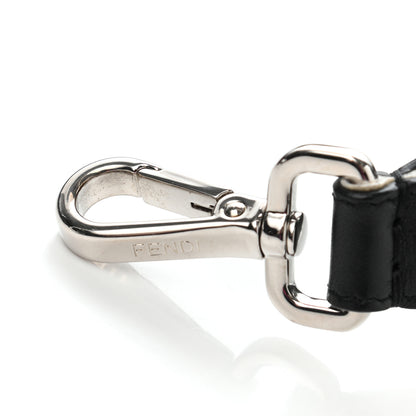 Fendi Velvet Tapestry Calfskin FF Reloaded Strap You White Black 5 of 6
