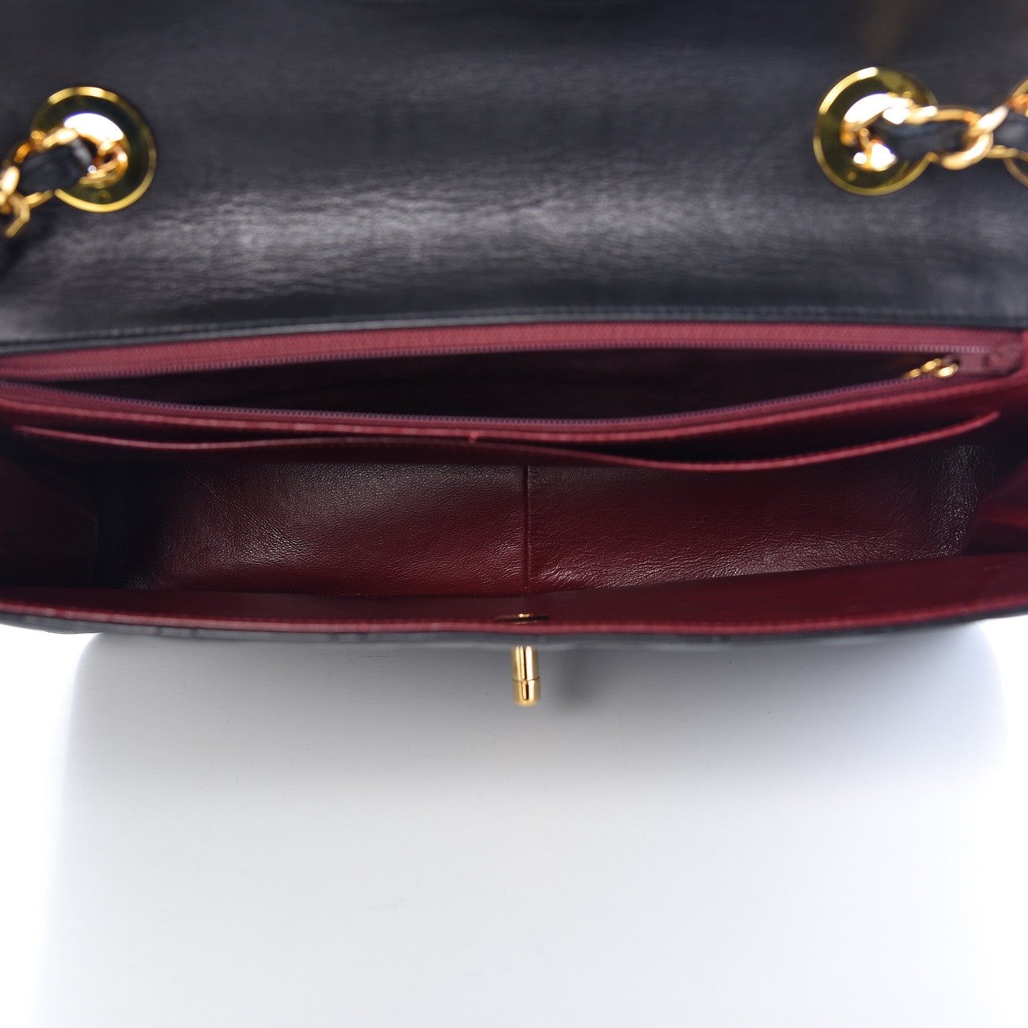 Chanel Lambskin Quilted XL Jumbo Single Flap Black 5 of 12