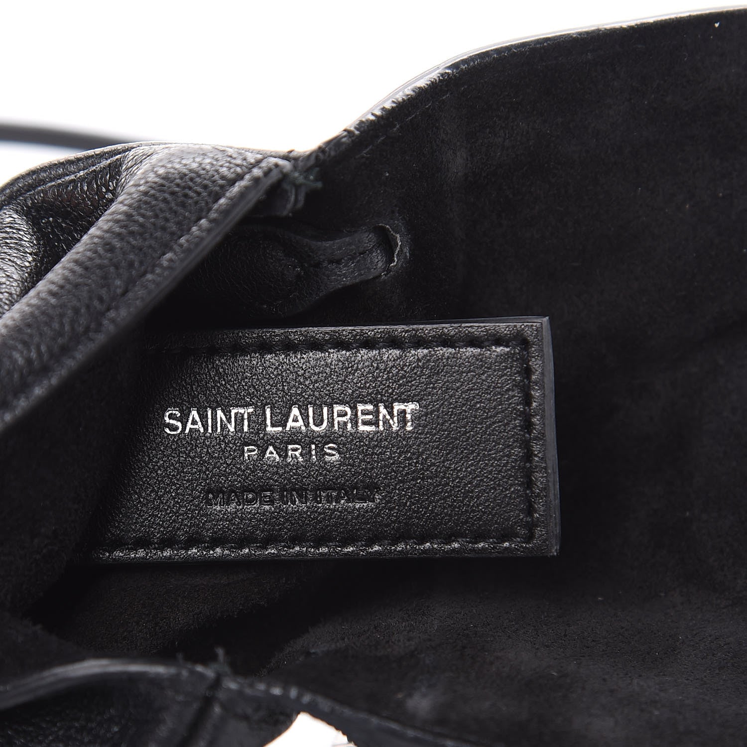 Saint Laurent Sheepskin Studded Toy Anita Crossbody Black 5 of 10