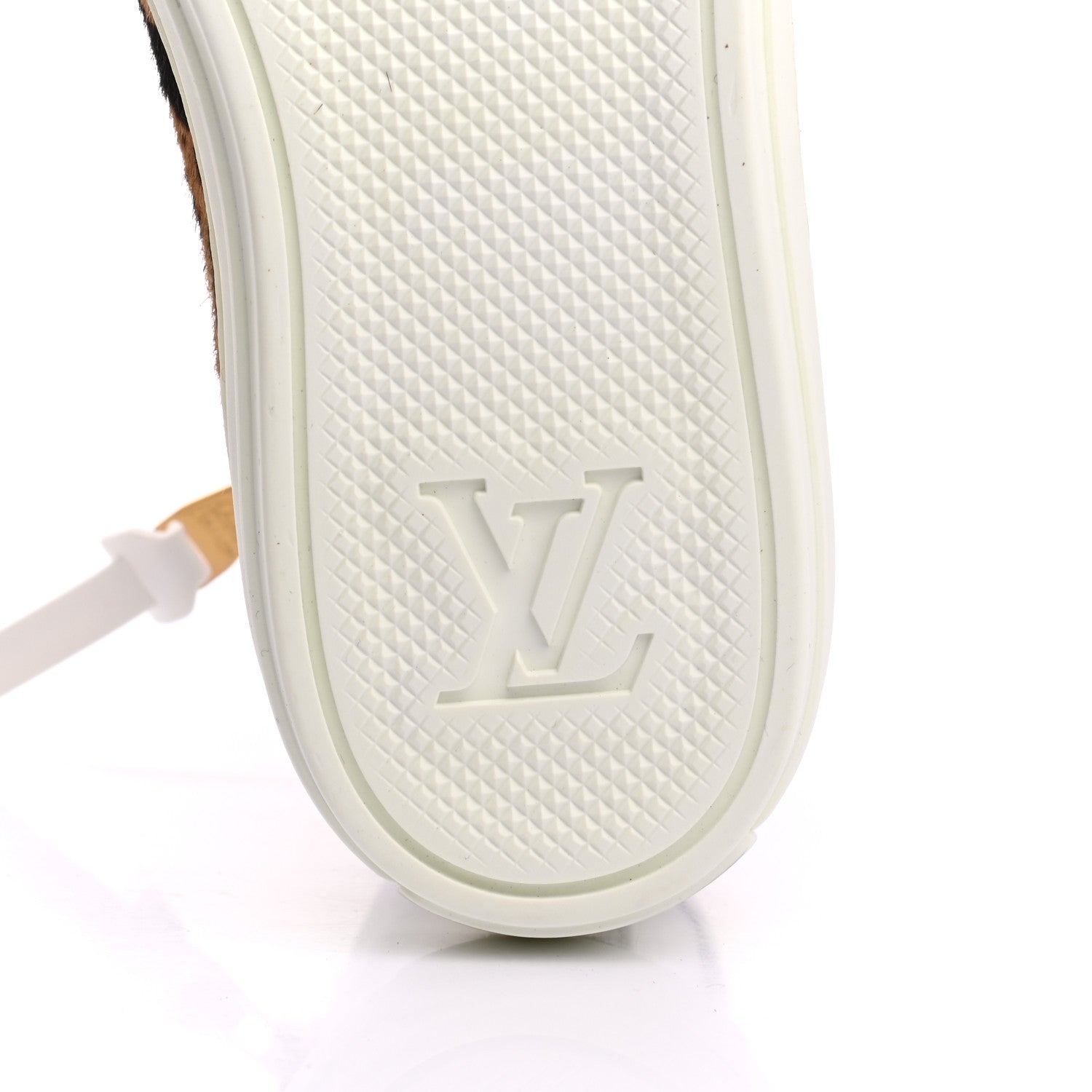 Louis Vuitton Pony Hair Leopard Calfskin Monogram Giant Stellar Sneaker Boots 35 White 6 of 8