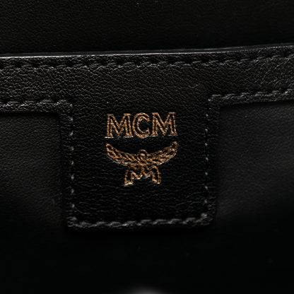 MCM Visetos Small Stark Backpack Cognac Black 6 of 9