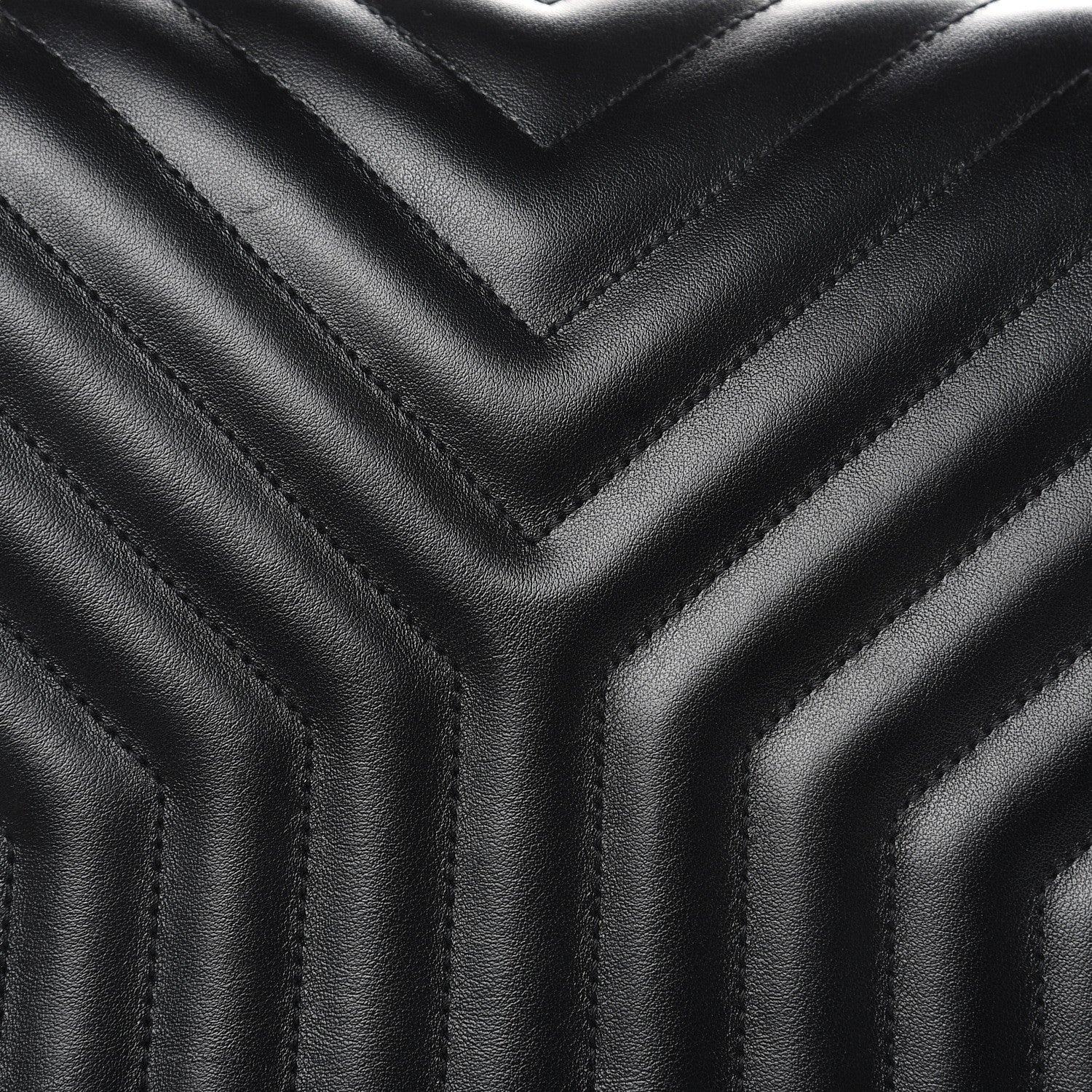 Saint Laurent Calfskin Quilted Y Joan Satchel Black 10 of 13