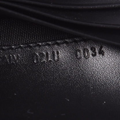 Christian Dior Monogram Compact Saddle Wallet Black 8 of 8