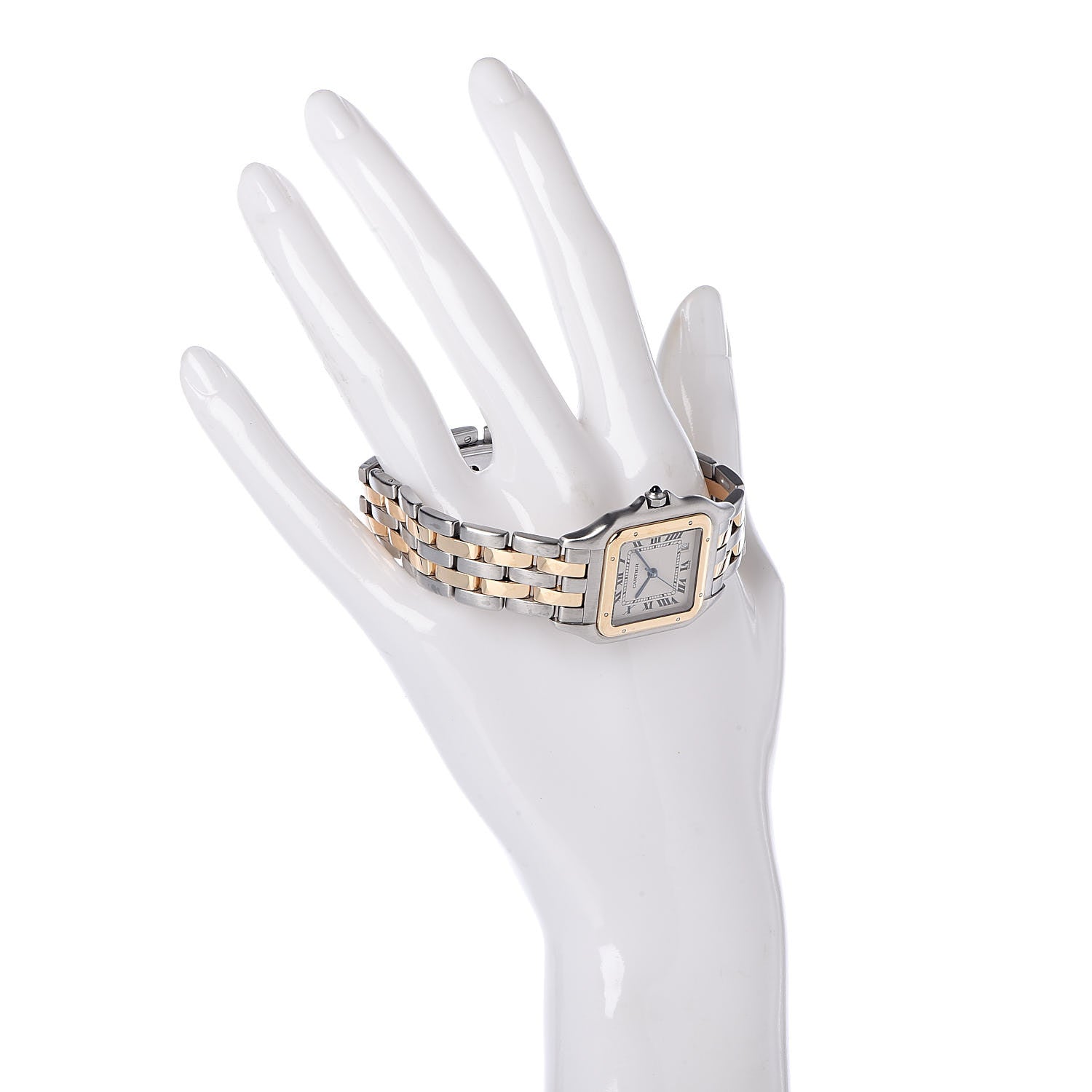 Cartier Stainless Steel 18K Yellow Gold 27mm Panthere Quartz Watch 2 of 6