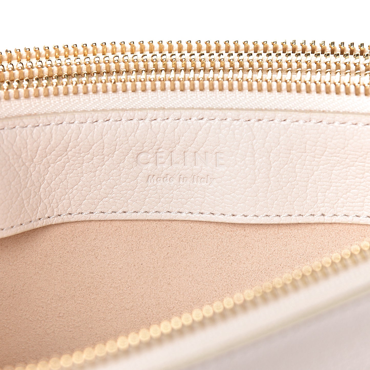 Goatskin Large Trio Crossbody Bag Linen