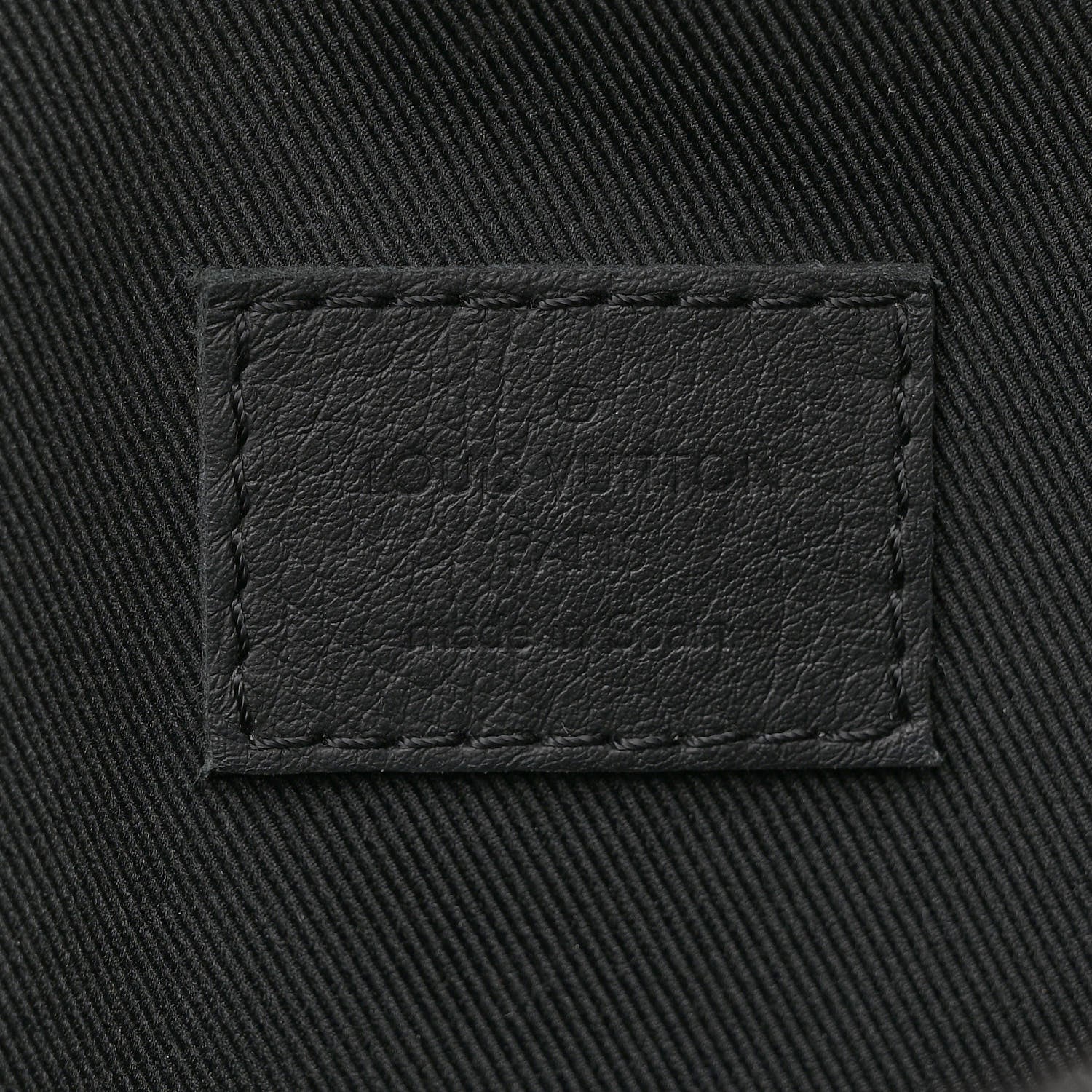 Louis Vuitton Calfskin Monogram Shadow Discovery Bumbag Black 6 of 12