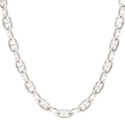 Hermes Sterling Silver Chaine D'Ancre Necklace PM 1 of 6