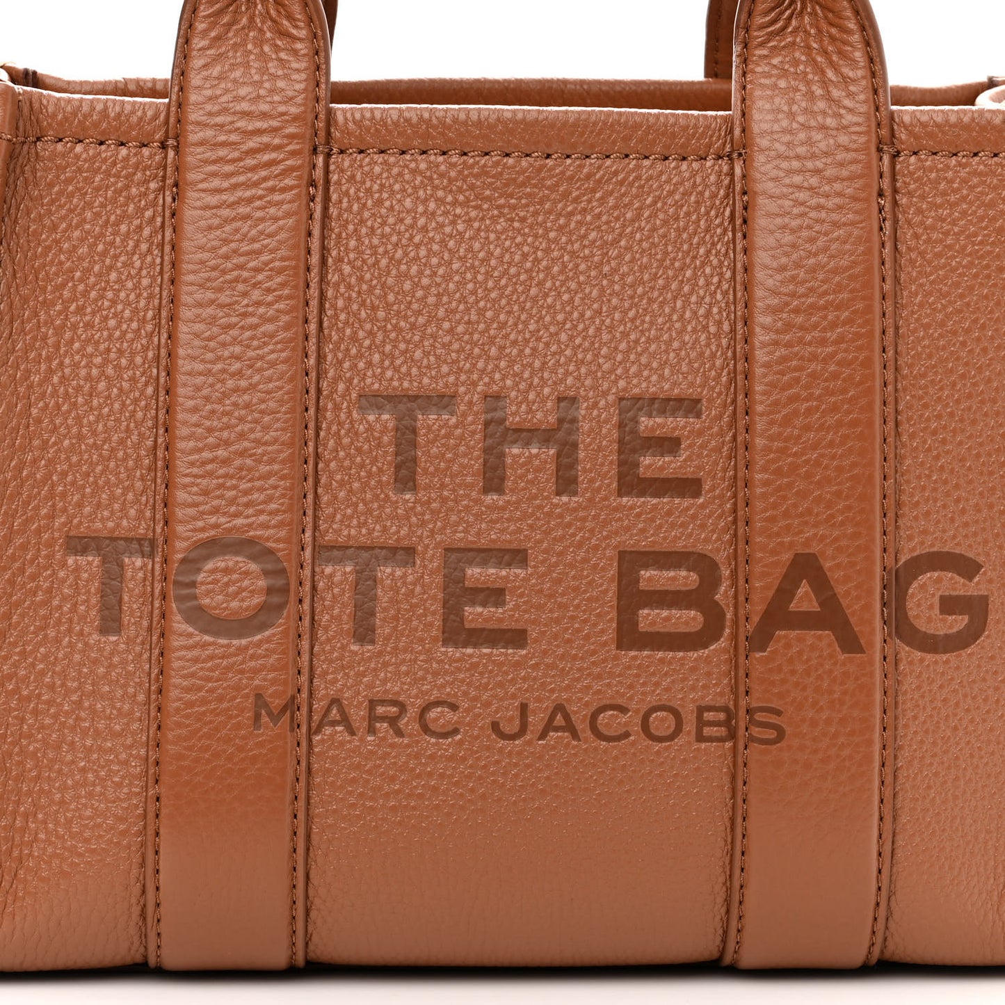 Grained Calfskin Small The Tote Bag Argan Oil