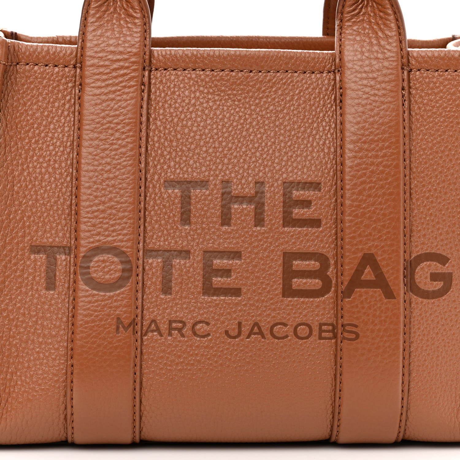 Marc Jacobs Grained Calfskin Small The Tote Bag Argan Oil 8 of 10