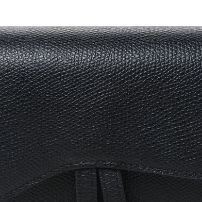 Christian Dior Grained Calfskin Saddle Belt Bag Black 6 of 8