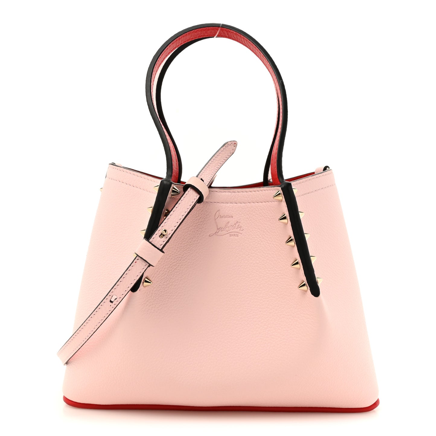 Calfskin Empire Spiked Mini Cabarock Shopper Tote Poupee