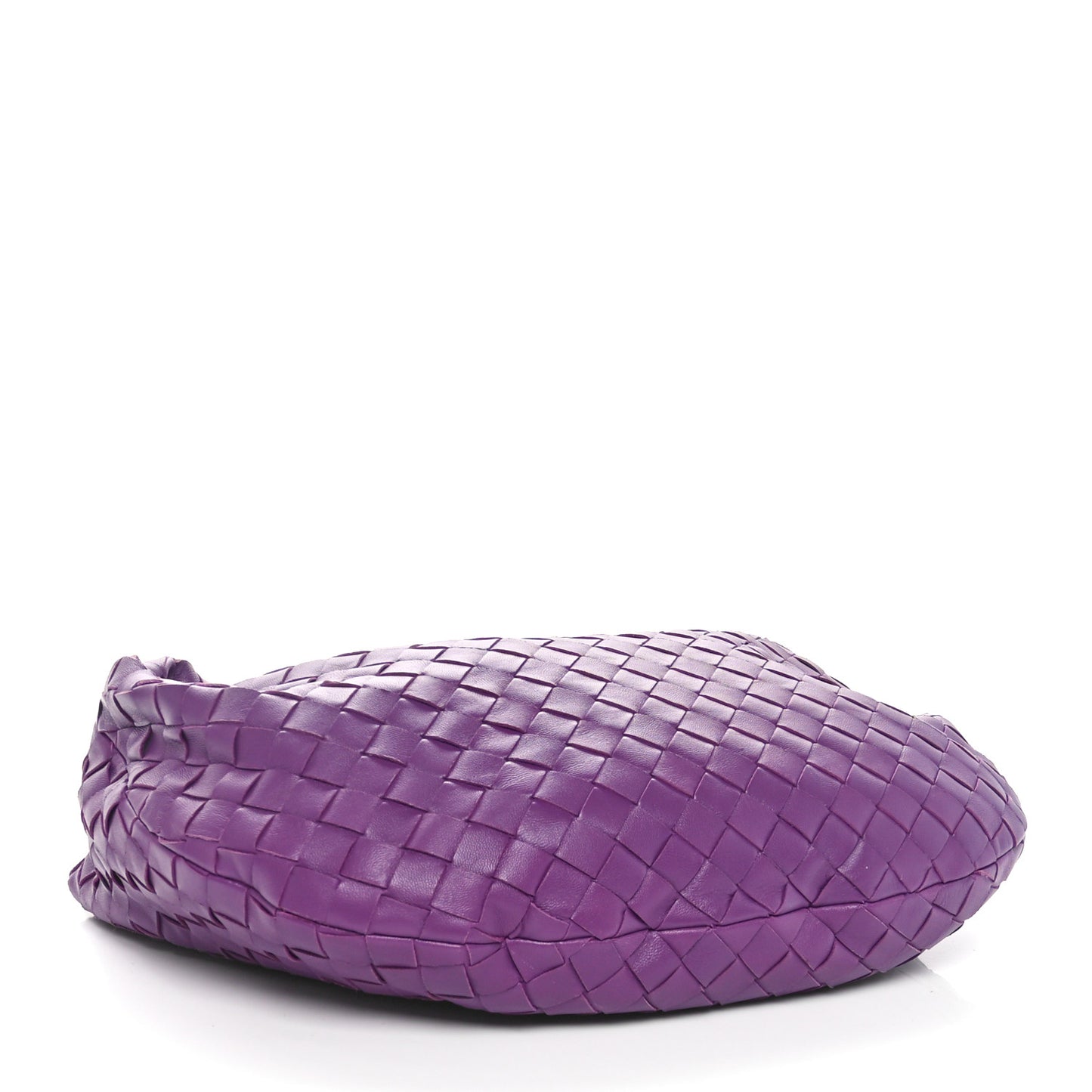 Nappa Intrecciato Teen Jodie Hobo Eggplant