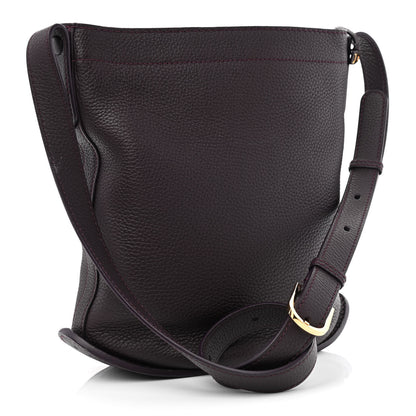 Delvaux Taurillon Pin Daily Surpique Bucket Deep Amethyst 3 of 11