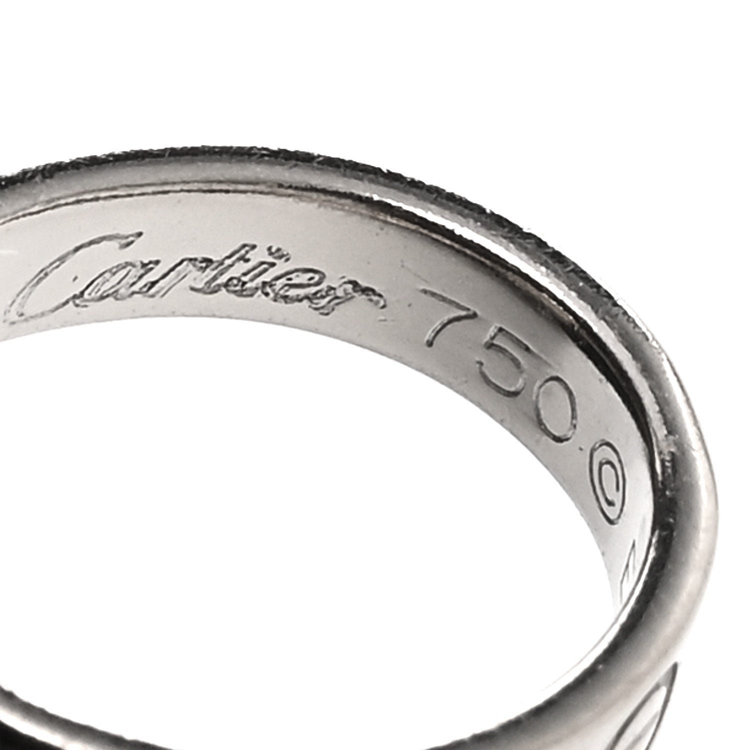 Cartier 18K White Gold Interlocking LOVE Necklace 4 of 4