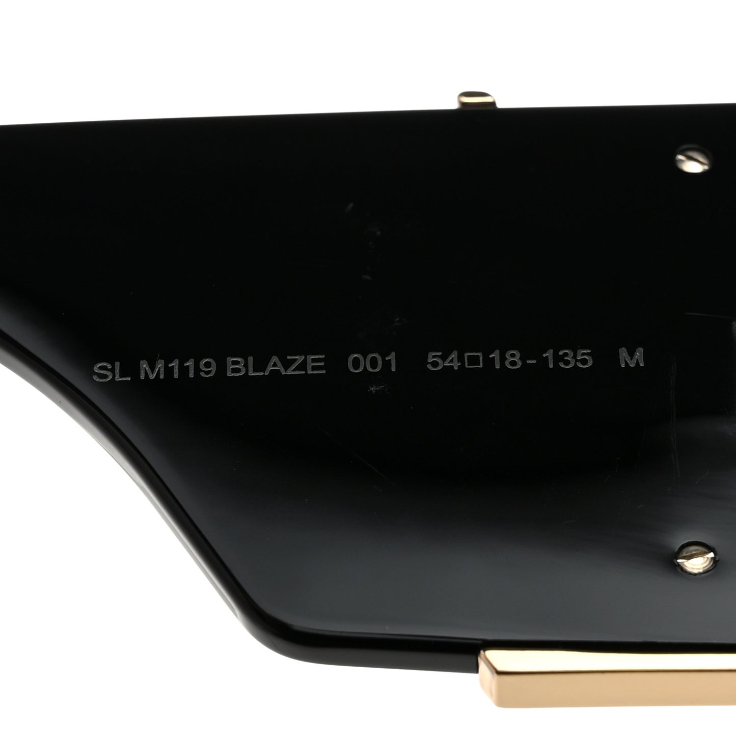 Acetate Blaze Sunglasses SL M119 Black