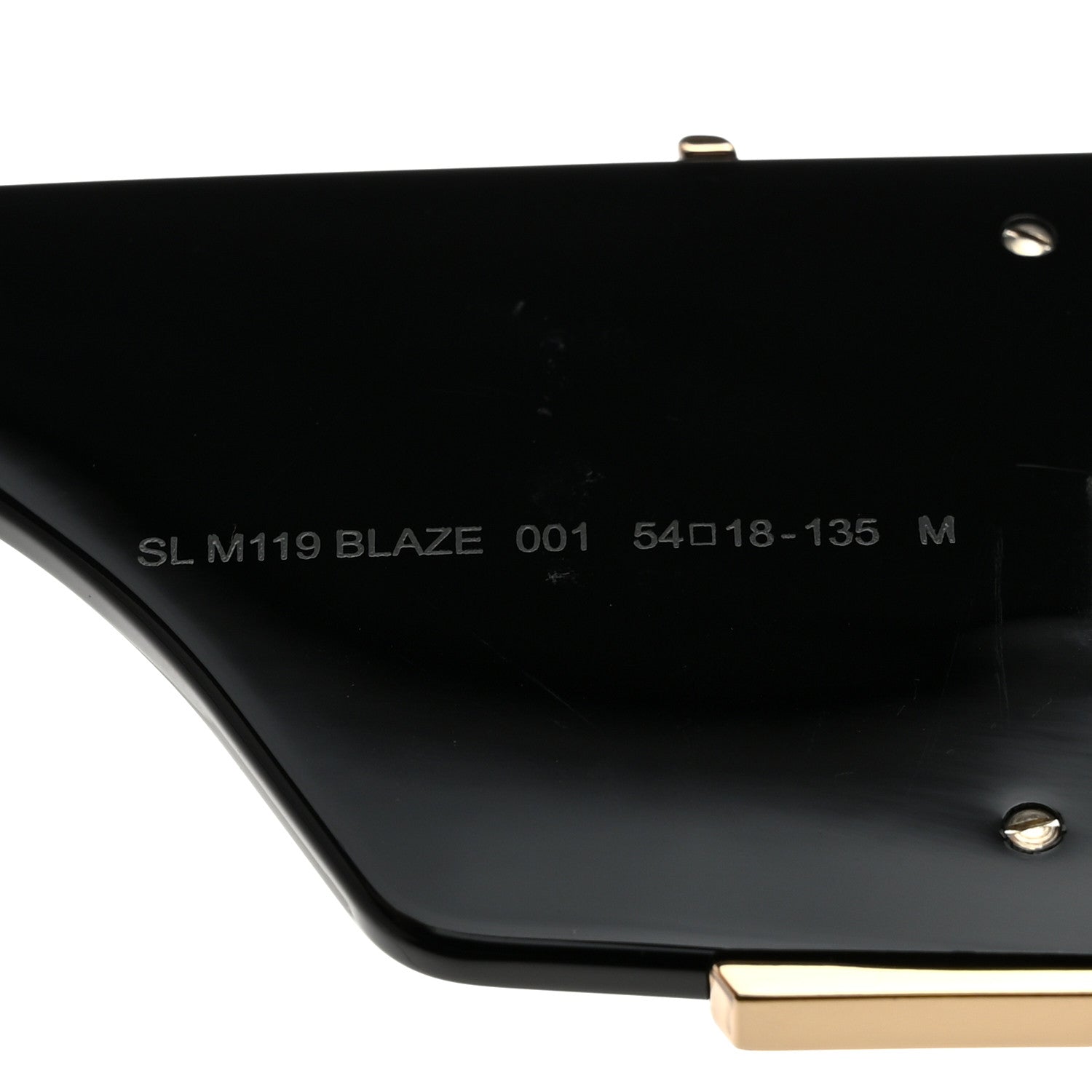 Saint Laurent Acetate Blaze Sunglasses SL M119 Black 5 of 7