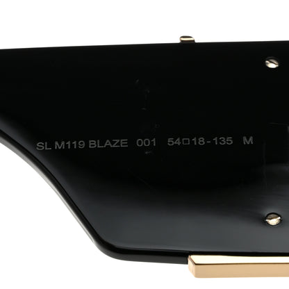 Saint Laurent Acetate Blaze Sunglasses SL M119 Black 5 of 7