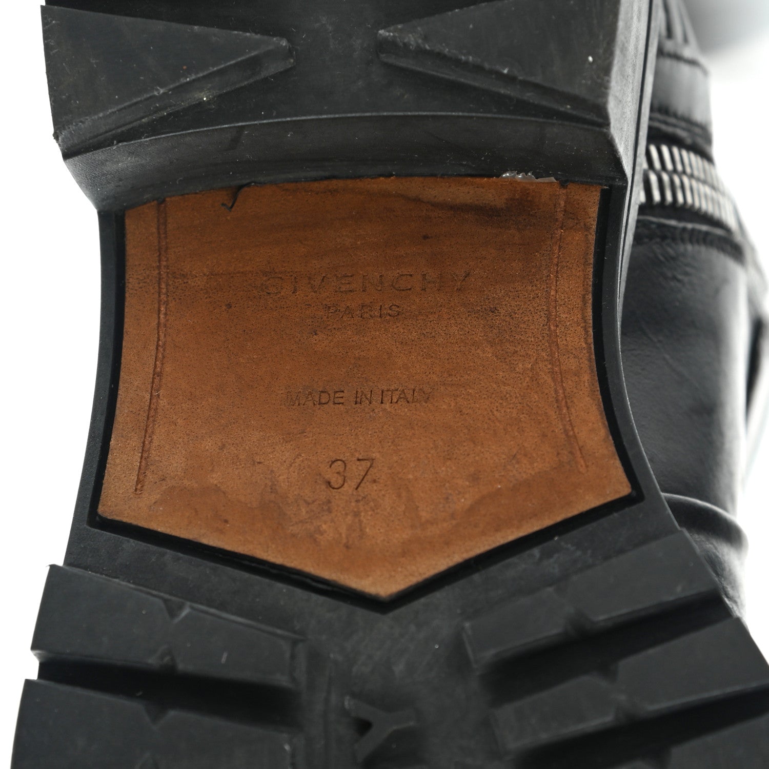 Givenchy Calfskin Double Buckle Ankle Boots 37 Black 7 of 12