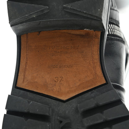 Givenchy Calfskin Double Buckle Ankle Boots 37 Black 7 of 12