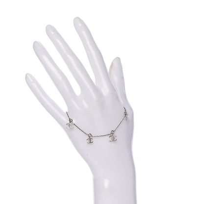 Chanel CC Charm Bracelet Silver 2 of 4