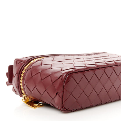 Bottega Veneta Nappa Intrecciato Bang Bang Vanity Case Cherry 9 of 10