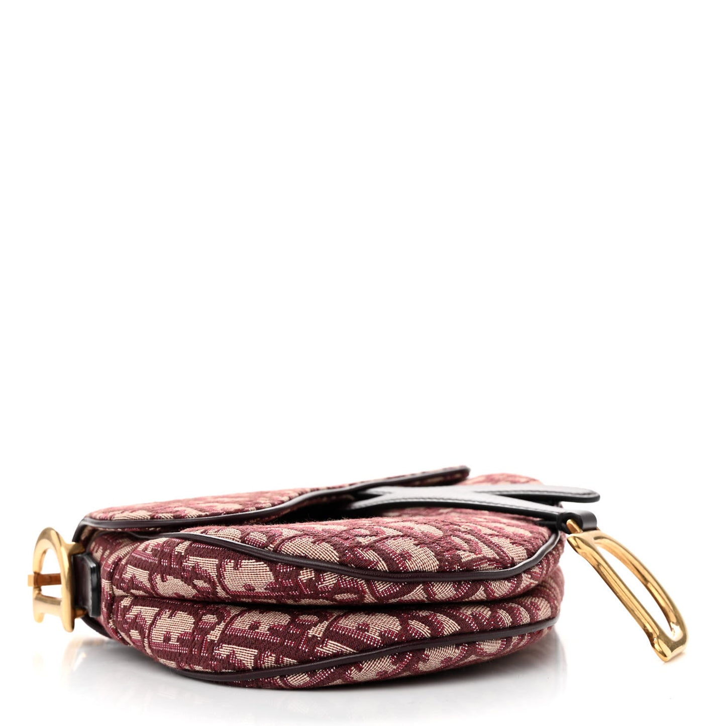 Oblique Saddle Bag Burgundy