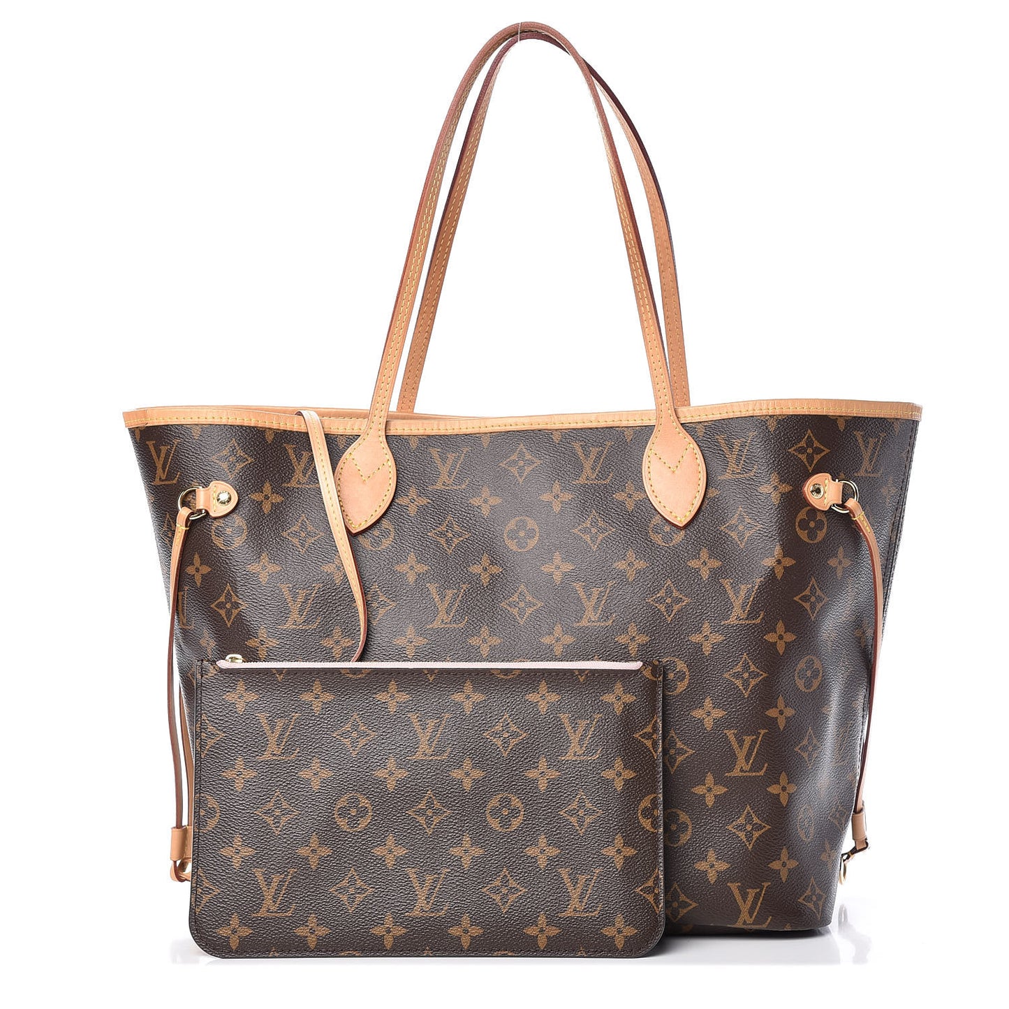 Monogram Neo Neverfull MM Rose Ballerine