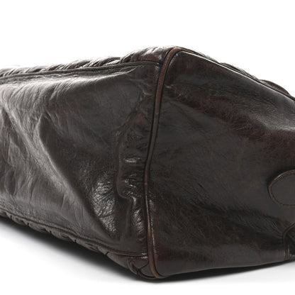 Balenciaga Chevre Quilted Matelasse MM Sienna 10 of 10