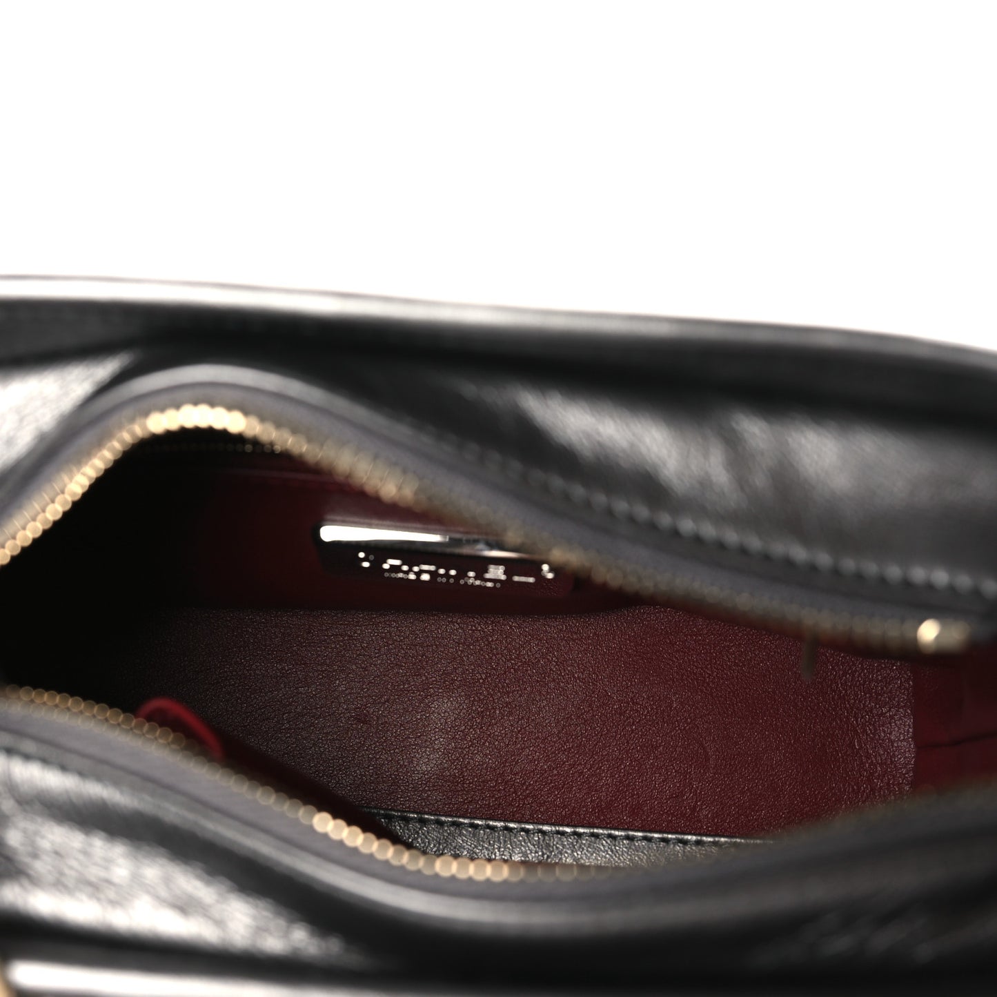 Metallic Snakeskin Small Gabrielle Hobo Pewter