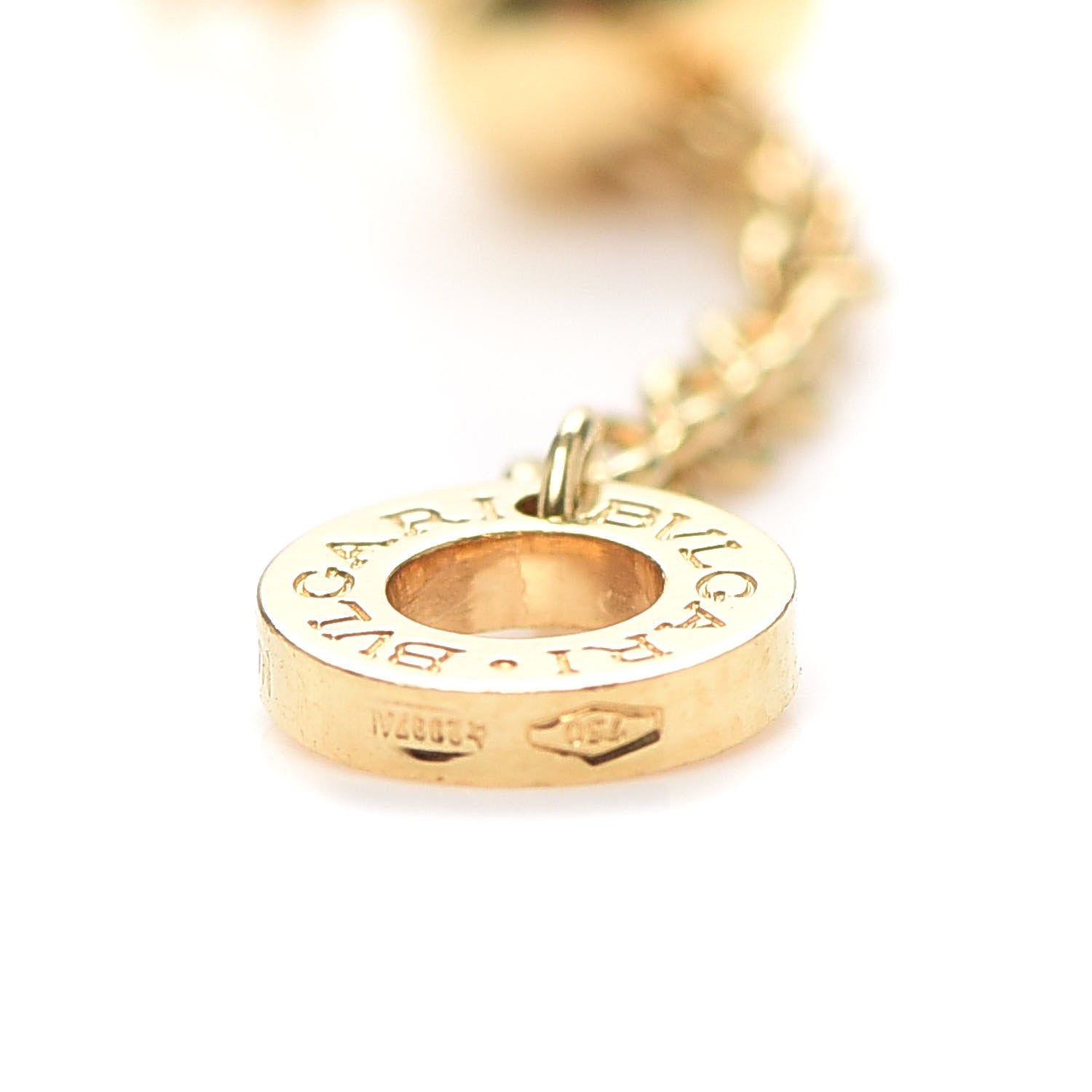 Bulgari 18K Yellow Gold B.Zero1 Lavalier Necklace 6 of 7
