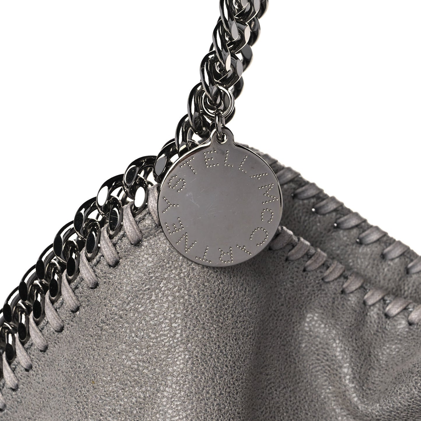 Shaggy Deer Small Falabella Tote Light Grey