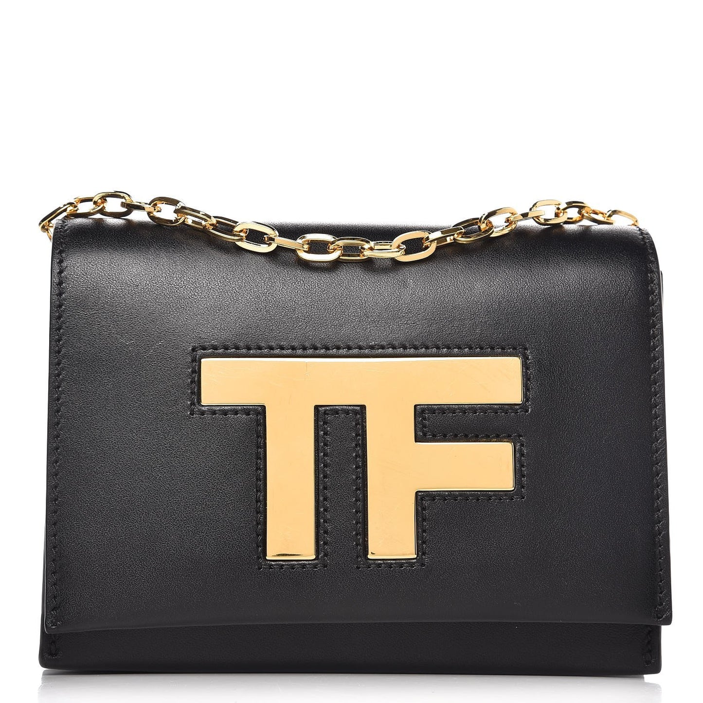 Calfskin Icon Disco Bag Black